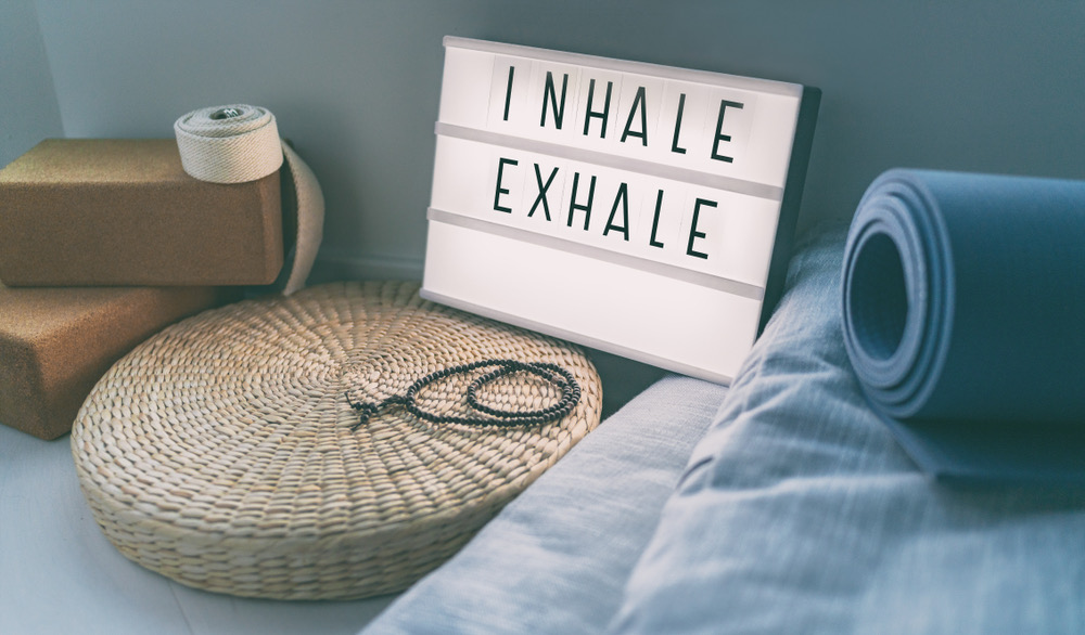 The words inhale and exhale